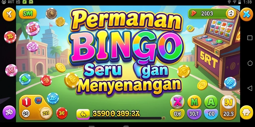 Screenshot dari gameplay seru Bingo di 5RT.