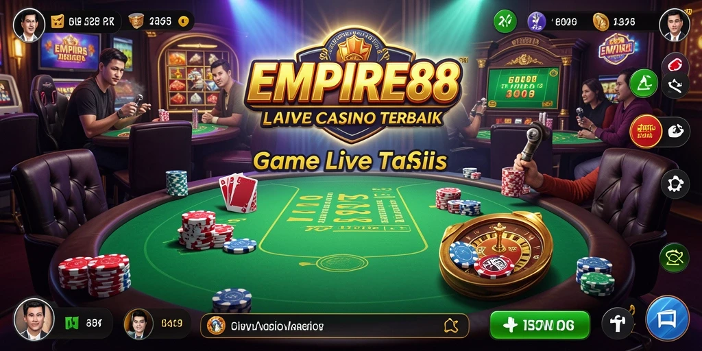 Gameplay Live Casino yang seru dan interaktif di EMPIRE88.
