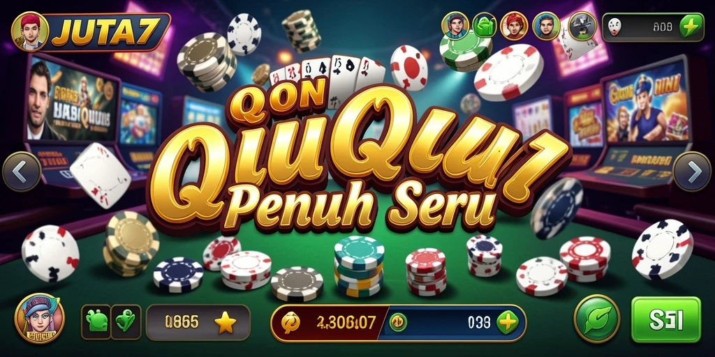 Tampilan gameplay menarik dari aplikasi QiuQiu JUTA7.
