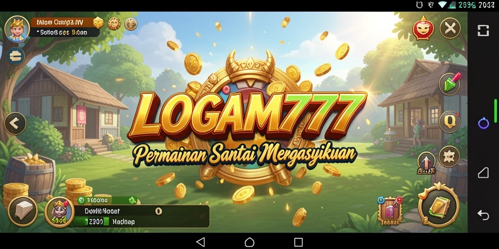 Tangkapan layar menunjukkan gameplay seru dari LOGAM777 yang menarik.