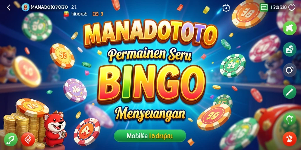Tampilan gameplay Bingo yang seru dan interaktif di MANADOTOTO.
