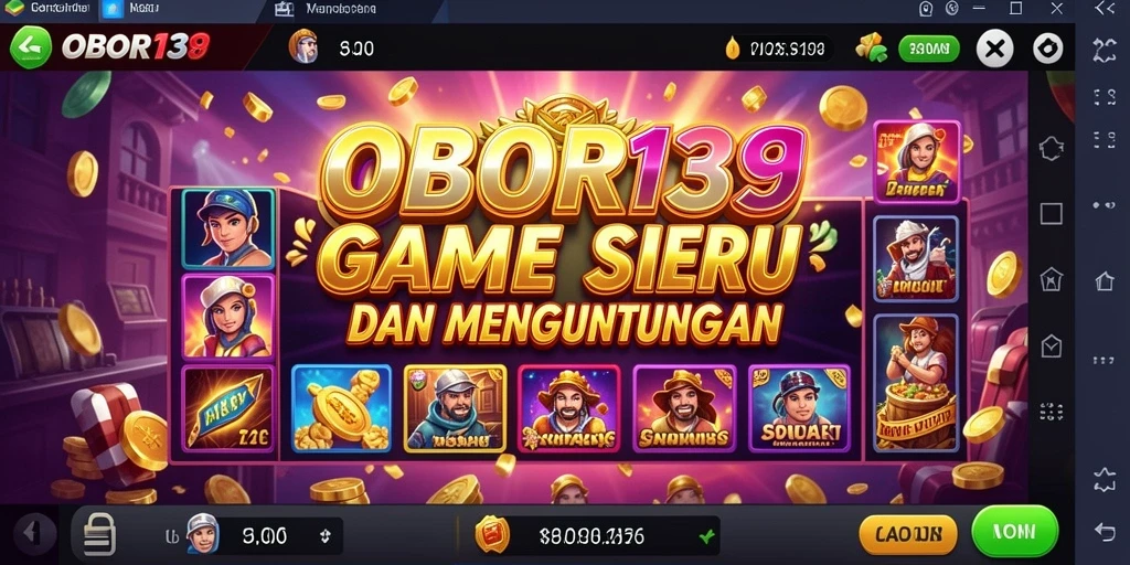 Tampilan gameplay Slot OBOR138 yang menarik dan penuh warna.