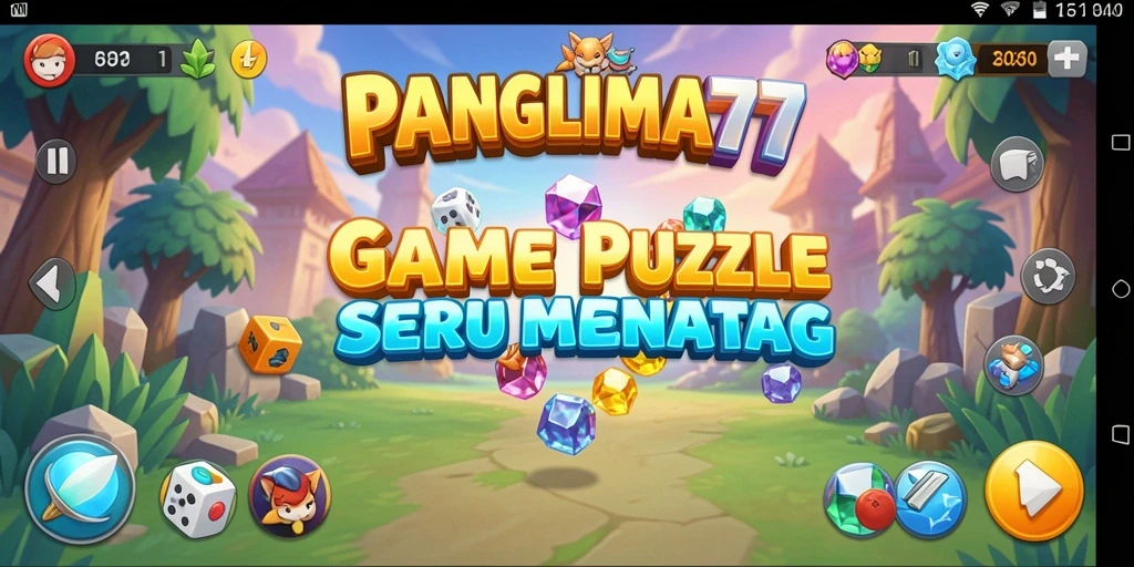 Tampilan gameplay menarik dalam PANGLIMA77 yang menampilkan teka-teki menantang.