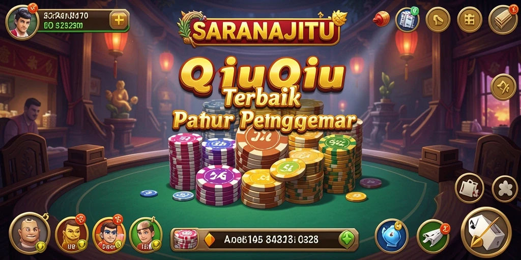 Gameplay seru QiuQiu di SARANAJITU dengan tampilan yang menarik.