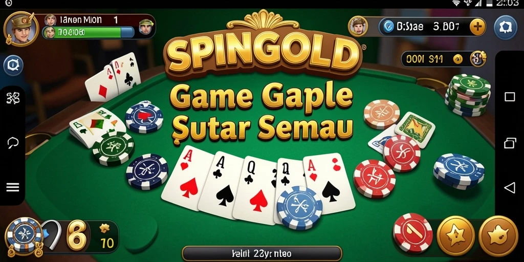 Tampilan Gameplay Seru Game Gaple SPINGOLD
