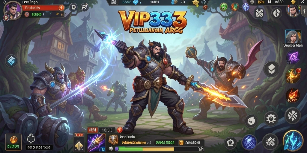 Screenshot utama VIP333 menampilkan aksi pertempuran yang mendebarkan.